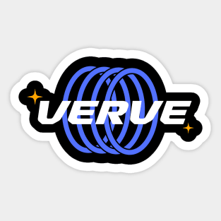 Verve // Blue Ring Sticker